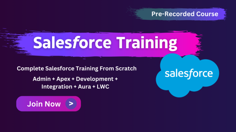 Salesforce Full Stack Development with LWC  – Recorded Videos